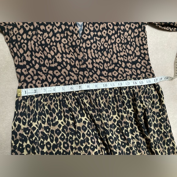 Anthropologie Maeve Juno Printed leopard print Dress Size XS - Picture 8 of 9